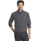 Big & Tall Arrow Classic-fit Plaid Button-down Shirt, Men's, Size: 3xl Tall, Med Blue