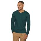 Men's Sonoma Goods For Life&trade; Slim-fit Supersoft Henley, Size: Xxl, Med Blue