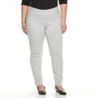 Plus Size Briggs Millennium Pull-on Pants, Women's, Size: 20 W, Light Grey