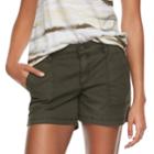 Women's Sonoma Goods For Life&trade; Utility Shorts, Size: 2, Green