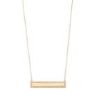 14k Gold 1/3 Carat T.w. Diamond Bar Link Necklace, Women's, Size: 16, White