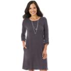 Women's Apt. 9&reg; Swing Dress, Size: Xl, Dark Grey