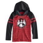 Boys 4-7x Star Wars First Order Stormtroopers Foiled Raglan Hoodie, Size: 7x, Med Red