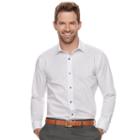 Men's Marc Anthony Slim-fit Non-iron Stretch Dress Shirt, Size: 17.5 36/37, White