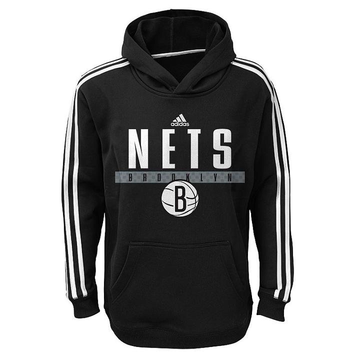 Boys 8-20 Adidas Brooklyn Nets Playbook Hoodie, Boy's, Size: Large, Blue (navy)