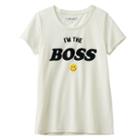 Girls 7-16 Mudd&reg; Raw Edge Scoopneck Graphic Tee, Girl's, Size: 7-8, White Oth
