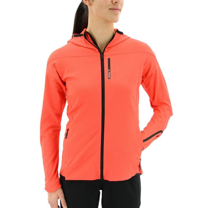 Women's Adidas Outdoor Terrex Climawarm&reg; Fleece Hoodie, Size: Small, Med Pink