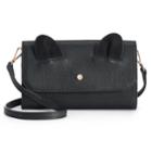 Lc Lauren Conrad Iris Cat Ears Crossbody Wallet, Women's, Black