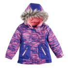 Girls 4-16 Free Country Digital Dash Heavyweight Jacket, Size: 5-6, Drk Purple