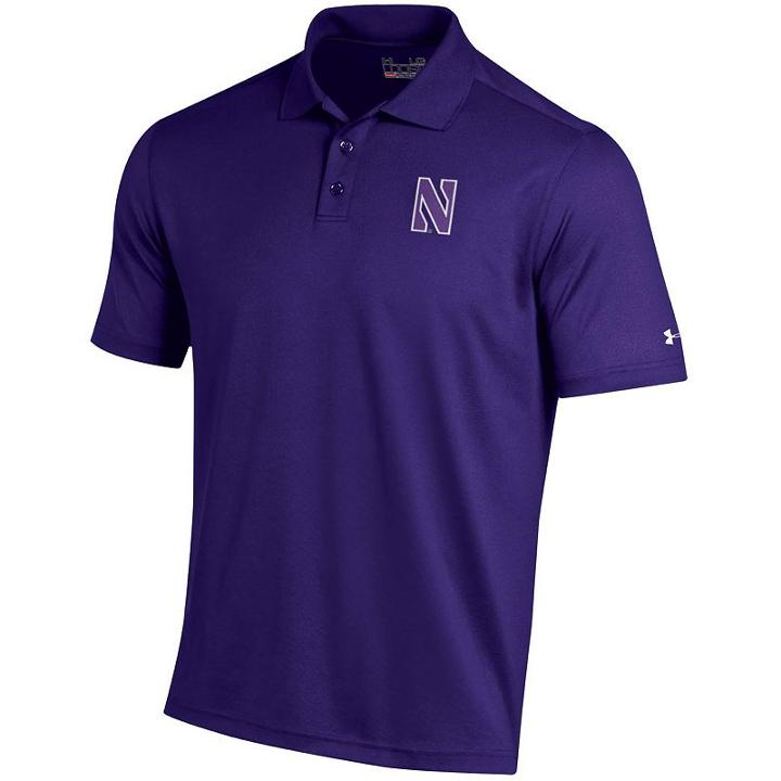 Men's Under Armour Northwestern Wildcats Performance Polo, Size: Xxl, Ovrfl Oth