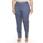 Plus Size Croft & Barrow&reg; Tapered Chino Pants, Women's, Size: 22 W, Blue
