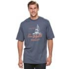 Big & Tall Izod Saltwater Off Shore Regatta Sailing Tee, Men's, Size: Xxl Tall, Blue