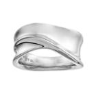 She Sterling Silver Wave Ring, Women's, Size: 9, Grey