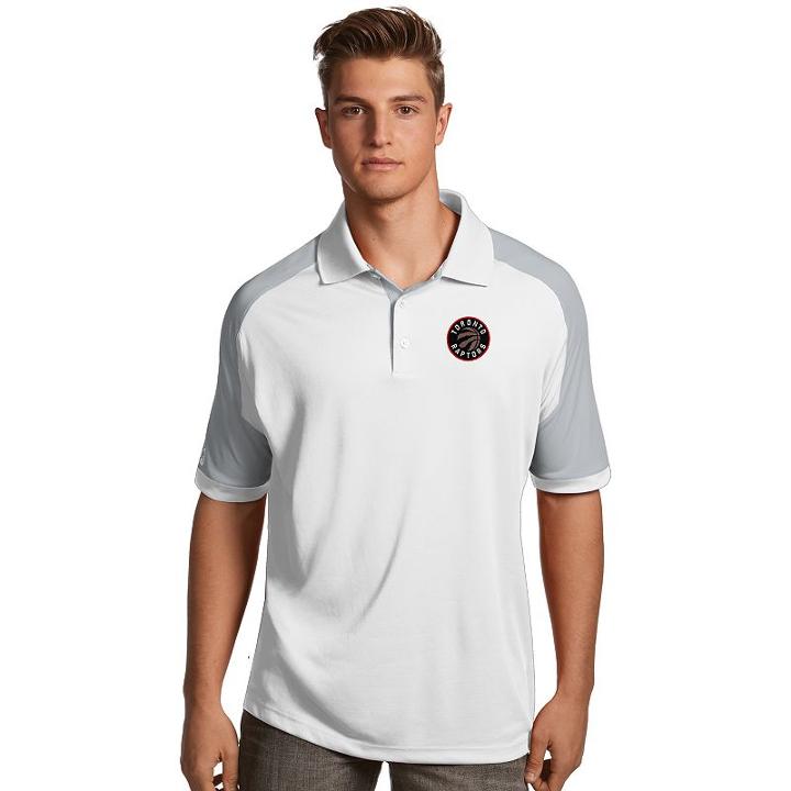 Men's Antigua Toronto Raptors Century Polo, Size: Small, White
