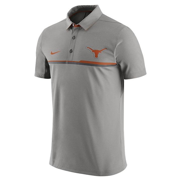 Men's Nike Texas Longhorns Elite Coaches Dri-fit Performance Polo, Size: Small, Ovrfl Oth