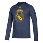 Men's Adidas Real Madrid Cf Pitch Street Hooded Tee, Size: Xl, Multicolor