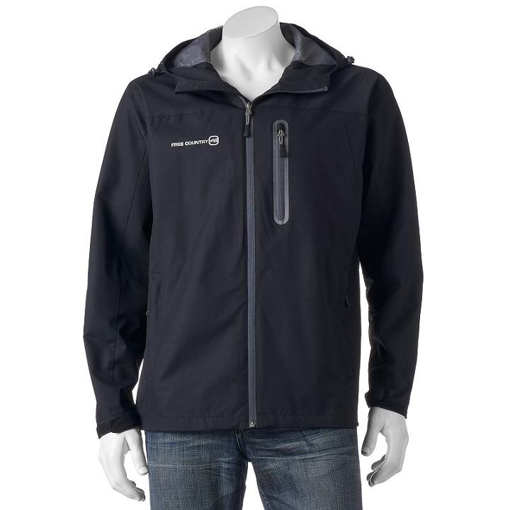 Men's Free Country Dobby Rain Jacket, Size: Medium, Grey Other