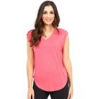 Women's Balance Collection Maebry Dolman Slub Tee, Size: Medium, Med Pink