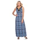 Women's Ronni Nicole Embellished Maxi Dress, Size: 12, Blue Other