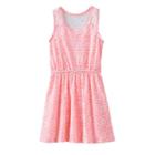 Girls 4-10 Jumping Beans&reg; Slubbed Lace Racerback Dress, Girl's, Size: 8, Brt Pink