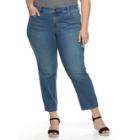 Plus Size Croft & Barrow&reg; Skinny Ankle Jeans, Women's, Size: 22 W, Med Blue