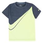 Boys 4-7 Nike Diagonal Colorblock Athletic Dri-fit Tee, Size: 7, Grey Other