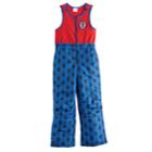 Boys 4-7 Spiderman Snowbib, Size: 7, Blue