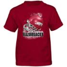 Boys 4-7 Arkansas Razorbacks Helmet Tee, Boy's, Size: M(5/6), Red