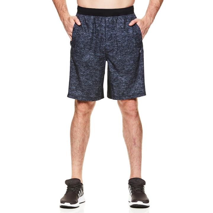 Men's Gaiam Compass Dot Camouflage Woven Shorts, Size: Xl, Black