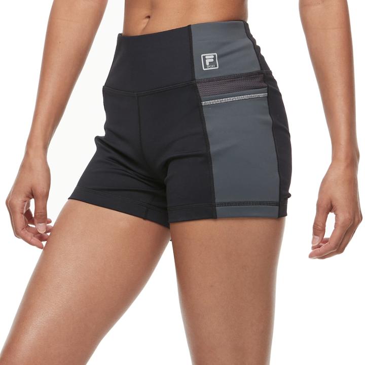 Women's Fila Sport&reg; Fitted Running Shorts, Size: Xs, Black