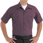 Men's Red Kap Classic-fit Durastripe&reg; Striped Button-down Work Shirt, Size: Xxl, Multicolor