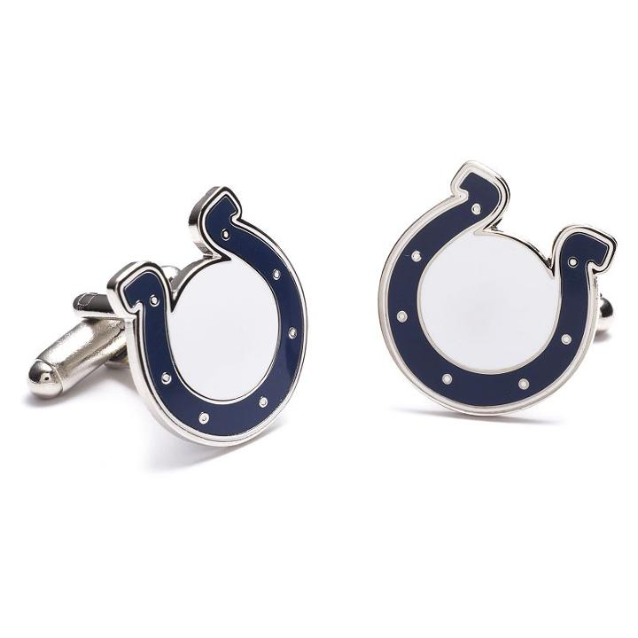 Indianapolis Colts Cuff Links, Men's, White