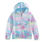 Girls 7-16 So&reg; Mesh Zip Hoodie, Size: 16, Med Purple