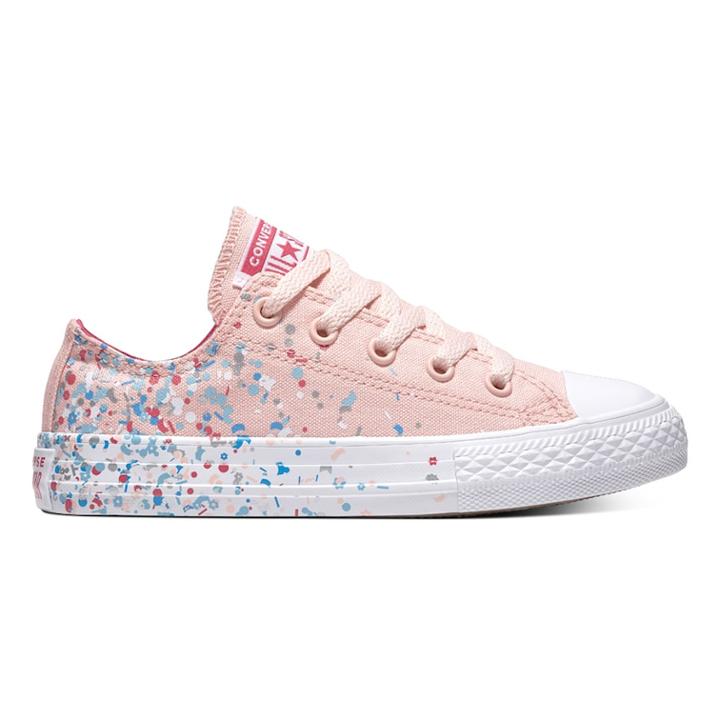 Girls' Converse Chuck Taylor All Star Birthday Confetti Sneakers, Size: 3, Pink