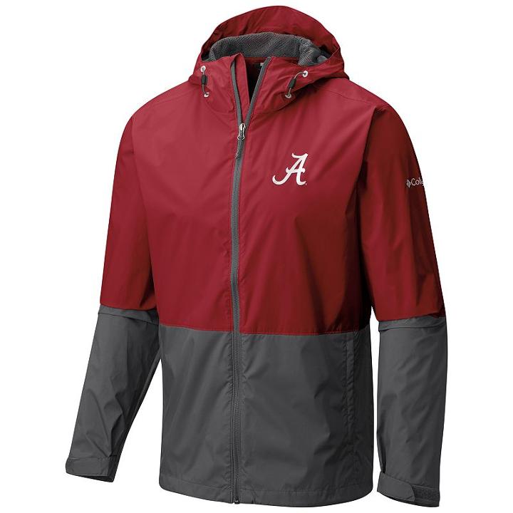 Men's Columbia Alabama Crimson Tide Roan Mountain Jacket, Size: Xxl, Brt Pink