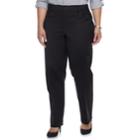 Plus Size Apt. 9&reg; Torie Modern Fit Straight-leg Dress Pants, Women's, Size: 24 W, Black