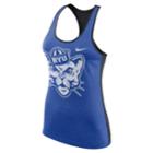 Women's Nike Byu Cougars Dri-fit Touch Tank Top, Size: Medium, Blue