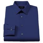 Men's Apt. 9&reg; Slim-fit Stretch Spread-collar Dress Shirt, Size: 17.5-32/33, Blue