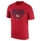 Men's Nike Gonzaga Bulldogs Dri-fit Basketball Tee, Size: Small, Orange