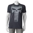Men's Marvel Punisher Tee, Size: Large, Grey (charcoal)