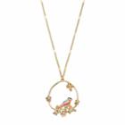 Lc Lauren Conrad Bird Wreath Pendant Long Necklace, Women's, Multicolor