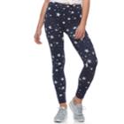 Juniors' Pink Republic Seamless Lined Leggings, Teens, Size: Small, Dark Blue