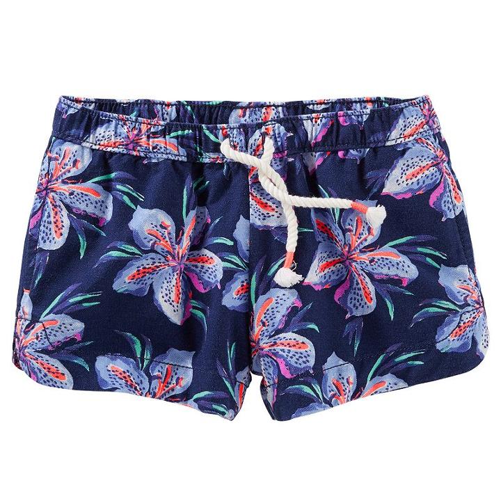 Oshkosh B'gosh, Girls 4-8 &reg; Pattern Shorts, Girl's, Size: 5, Ovrfl Oth