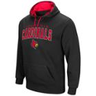 Men's Campus Heritage Louisville Cardinals Wordmark Hoodie, Size: Xl, Dark Grey