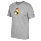 Men's Adidas Real Madrid Cf Go-to Climalite Tee, Size: Large, Grey