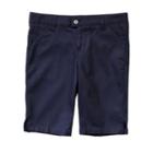 Girls 4-20 & Plus Size French Toast School Uniform Bermuda Shorts, Girl's, Size: 20, Blue (navy)