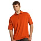 Men's Antigua Pique Performance Golf Polo, Size: Medium, Brt Orange