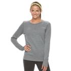 Women's Tek Gear&reg; Fleece Crewneck Sweatshirt, Size: Xs, Turquoise/blue (turq/aqua)