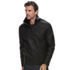 Men's Marc Anthony Slim-fit Faux-fur Jacket, Size: Small, Black