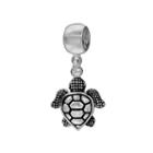 Individuality Beads Sterling Silver Turtle Charm, Women's, Grey